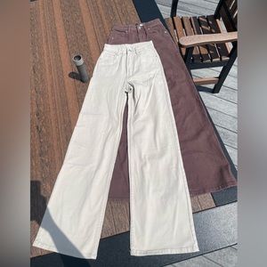H & M women's wide leg pants size:0